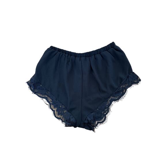 Majorelle - Lace Trim Sleep Shorts in Black - Picture 3 of 4